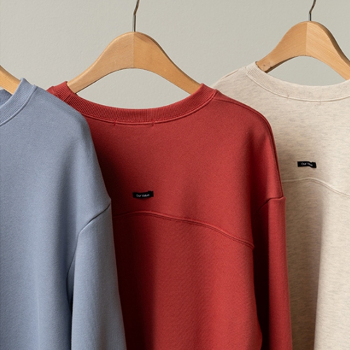 [valyou] Ware Patch Incision Sweatshirt