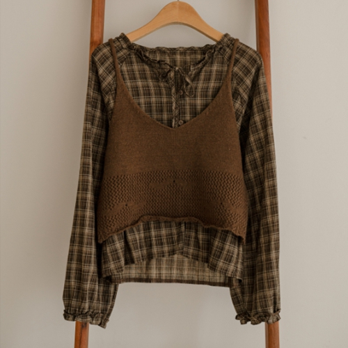 Knuts Check Bustier Set