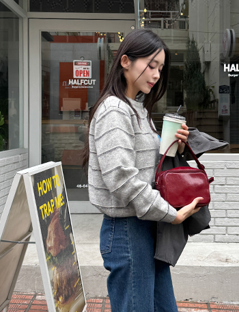 More Stripe Strap Cardigan Korea