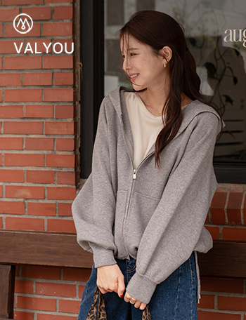 [valyou] 세인트 Knitwear Hood Zip up Korea
