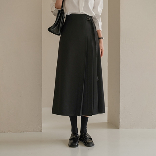 Lomy Side Belt Rong skirt