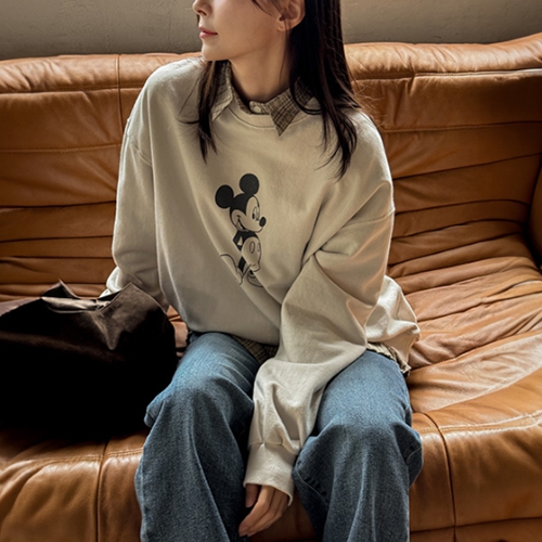 Mickey Washing Vintage Sweatshirt