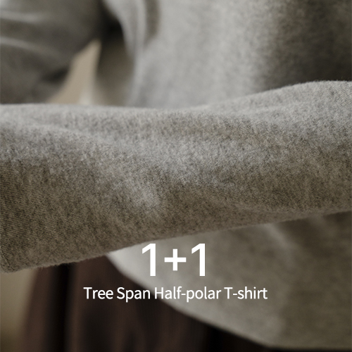 [1+1] 시그널 fleece lined Basic T-shirt