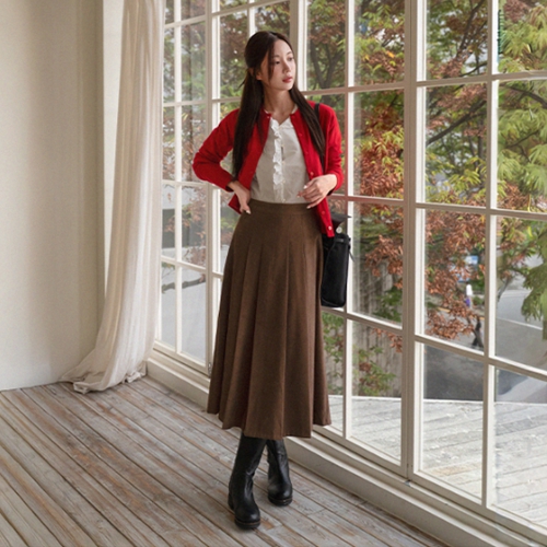 키작아도 에이 Pleats Skirt (Winter)