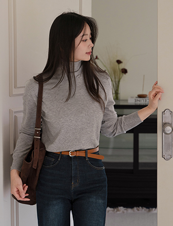 simple Steady Turtleneck Knitwear Korea