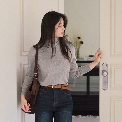 Simple Steady Turtleneck Knitwear