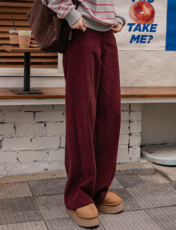 Better Corduroy Wide Pants Korea