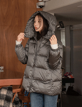 Gloney Half Duck Down Padding Korea