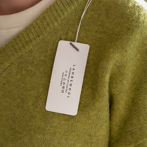 [Special Sale] Rams Wool Loose V-neck Knitwear