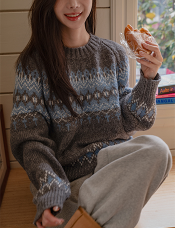 Buzz Nordic Loose Fit Knitwear Korea