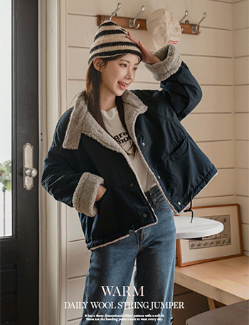 Warm Daily Wool String Jumper Korea