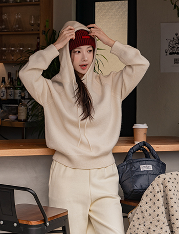 Puppy Raglan Hood Knitwear Korea