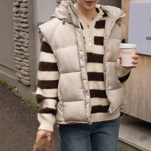 Smoothie Ounce Hood Padding Vest