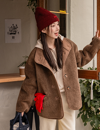 Ginger Highneck Curly Mustang Jumper Korea