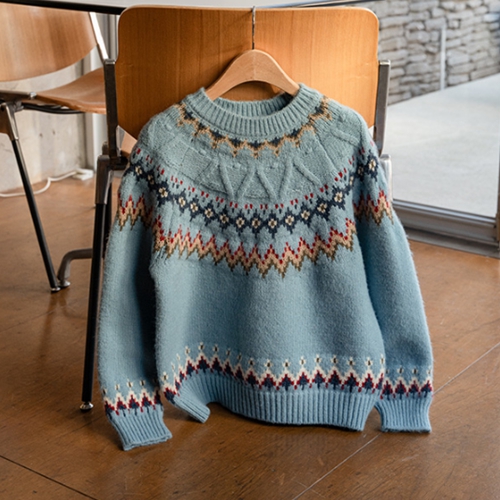 Mute Argyll Snowflake Wool Knitwear