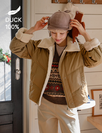 Dennis Collar Goose Down Padding Jumper Korea