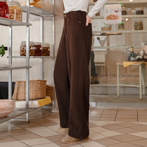 Cotton Wool Inbanding Fleece Lined Pants