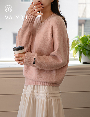 [valyou] Maple Wool V-neck Knitwear Korea