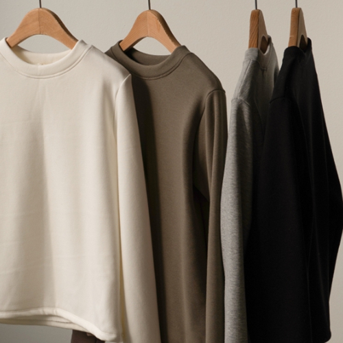 [valyou] Thick Peach Incision Short-sleeve T-shirt