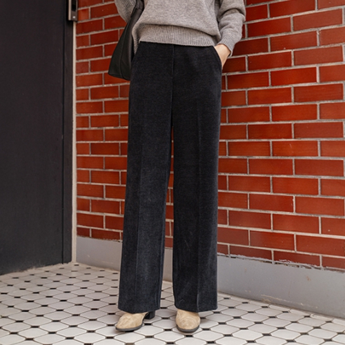 Velvet Corduroy Backbanding Pants