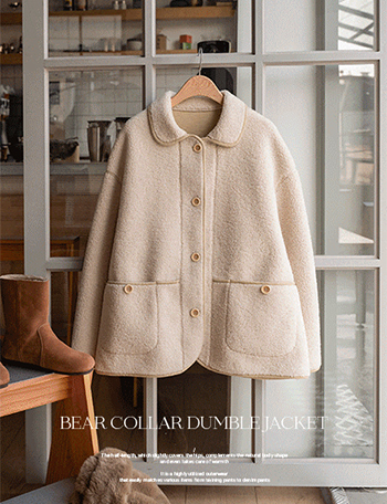Bear Collar Dumble Jacket Korea