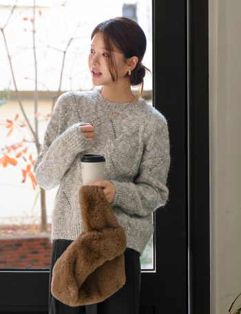 Diamond Wool Twiddle Knitwear Korea