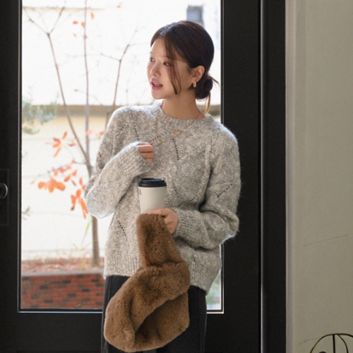 Diamond Wool Twiddle Knitwear