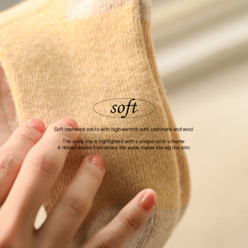 Soft Cashmere Wool Socks