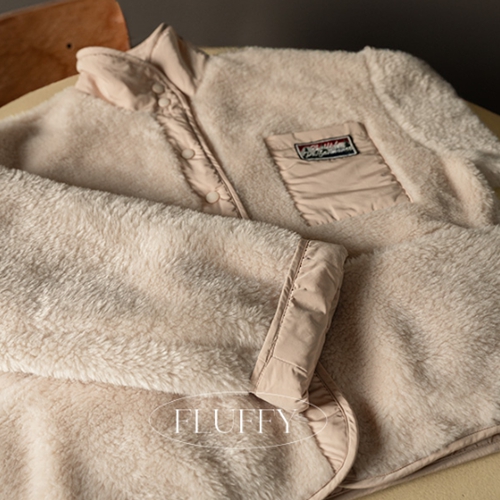 Fluffy Wool Reversible Patch Jumper