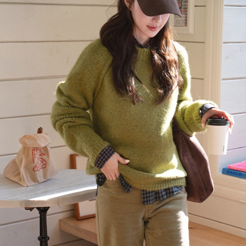 Noah Wool loose Fit Raglan Knitwear