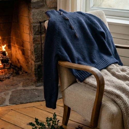 Ruth Toggle Turtleneck Knitwear