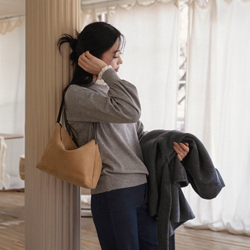 [Special Sale] Air Frill Layered Chiffon Knitwear