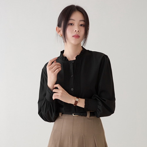 Frill Pleats Blouse
