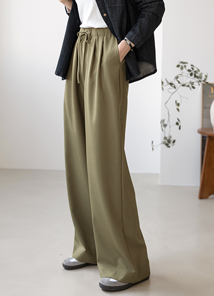 More Pintuck Daily Slacks Korea