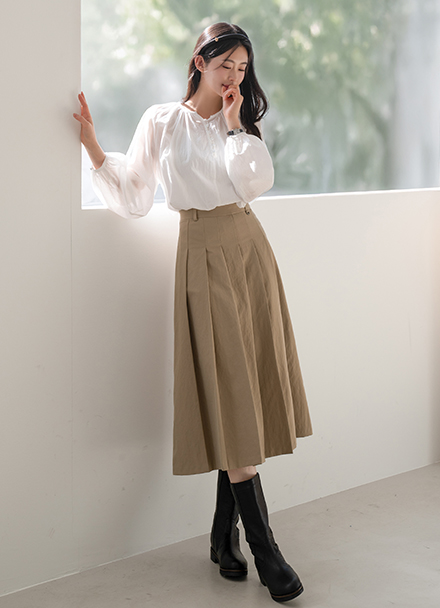 Lady Pleats Skirt Korea