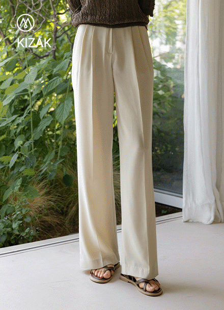 Perfect Pants 85ver (two-pin tuck side band) Korea