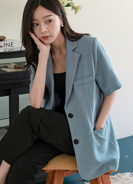 Cool Short-sleeve Harp Jacket Korea