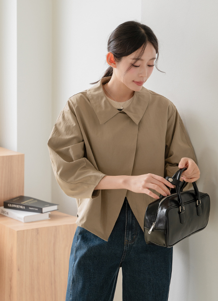 MOMO Round Collar Jacket Korea