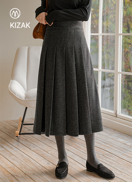 Perfect Wool Skirt (winter pleats) Korea