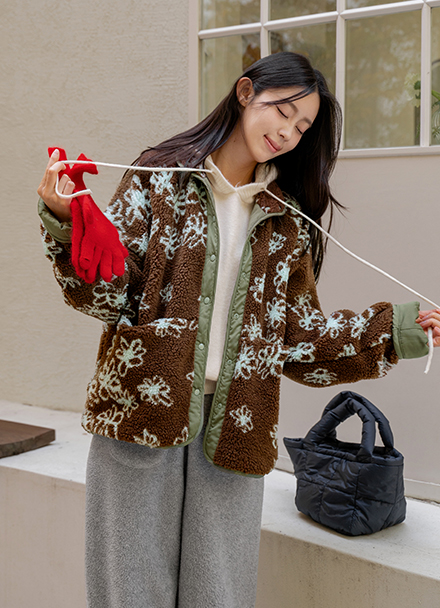 Moongle Reversible Fleece Jumper Korea