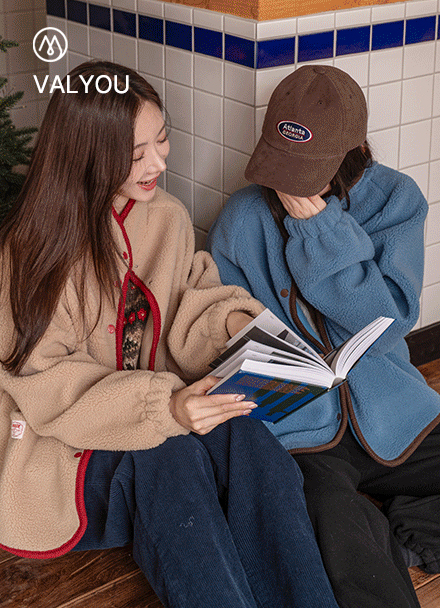 [valyou] Fogny Patch Fleece Jumper Korea