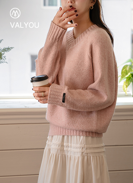 [valyou] Maple Wool V-neck Knitwear Korea