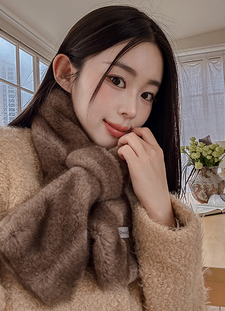 Cozy Fur Muffler Korea