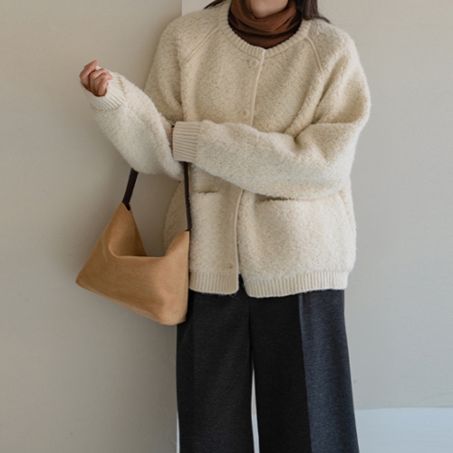 Wool Pocket Jumper Cardigan