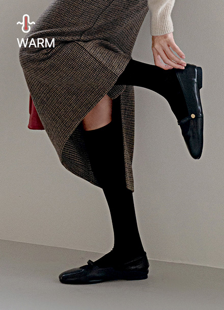 Stretchy fleece lined Stockings Socks Korea