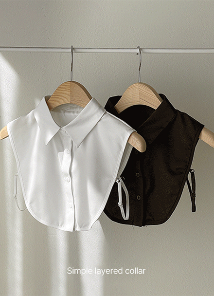 simple layered Collar Korea