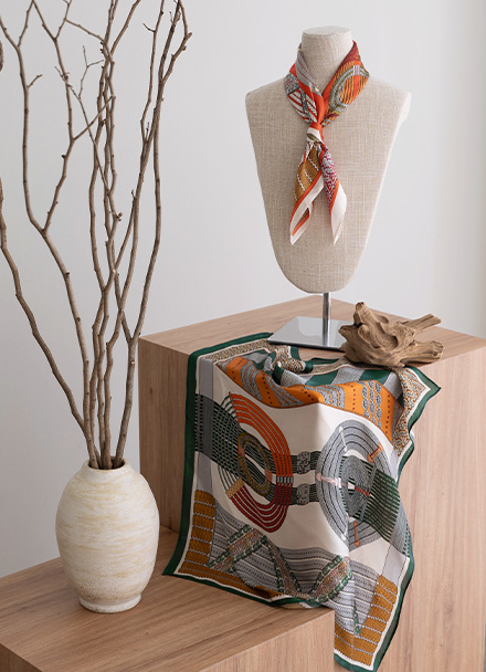 Er ropey silk scarf Korea