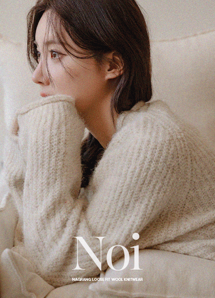 Noi Raglan Loose Fit Wool Knitwear Korea