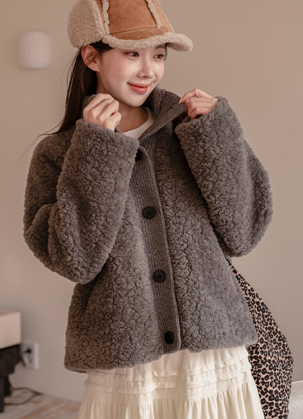 Work Highneck Shibori Jumper Korea