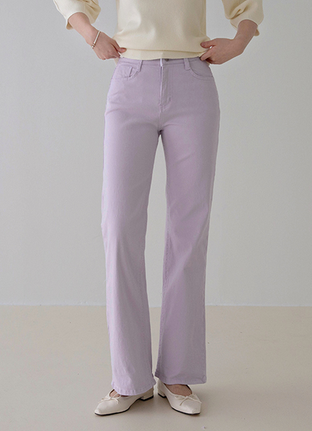 Spring Spring Boot cut Banding Pants Korea